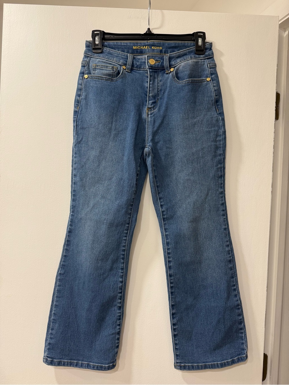 Michael Kors Medium Blue Flare Jeans